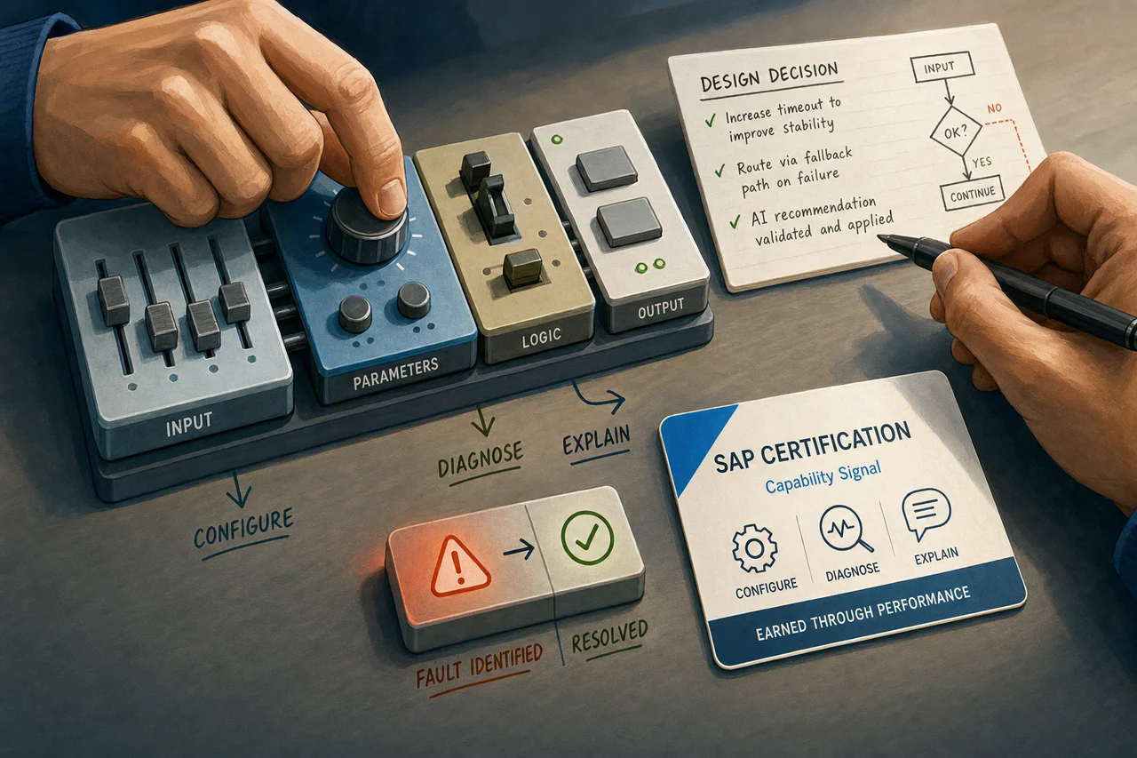 Editorial illustration: Editorial context for How is SAP Certification changing in 2026?