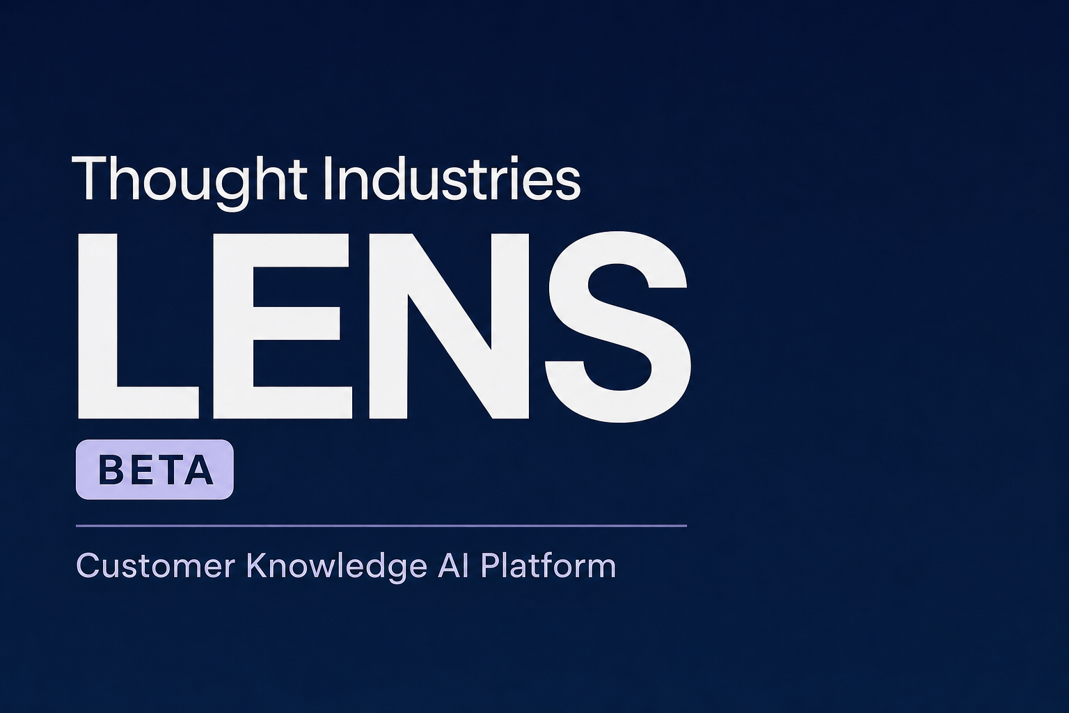 Editorial illustration accompanying Thought Industries launches Lens to connect customer learning with governed AI guidance