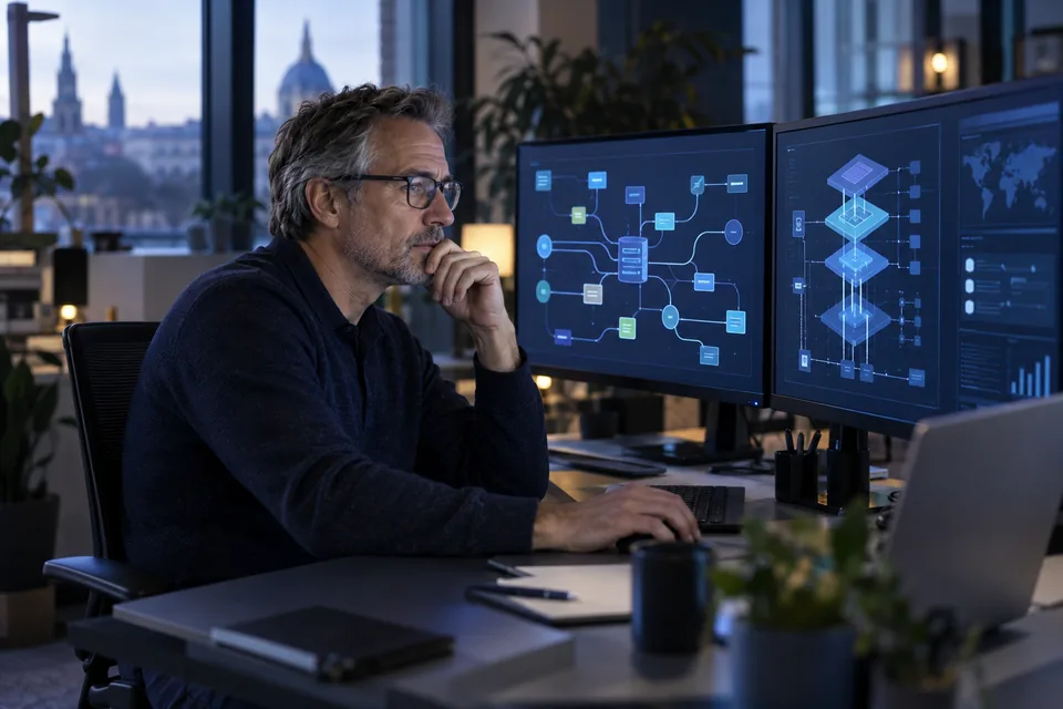 Oracle intelligence represented as an evidence-led decision system.